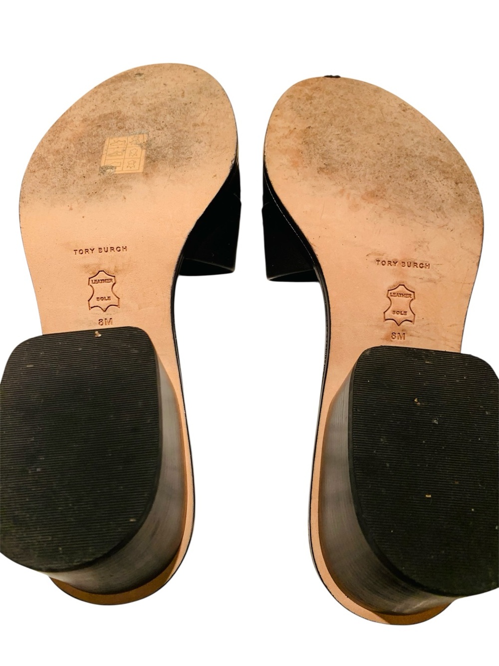 TORY BURCH EVERLY BLOCK HEELS. EXCELLENT CONDITION! - Picture 6 of 6